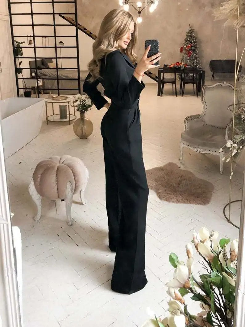 Elegante Jumpsuit voor Vrouw Zakelijk Design