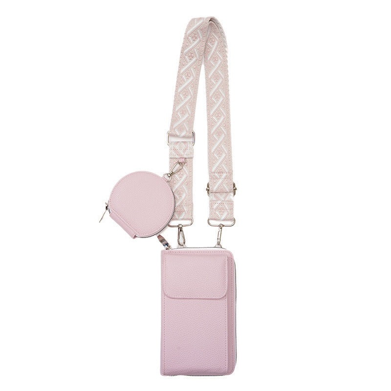 Dames Crossbody Tas met Telefoonvak en Stijlvolle Sluiting
