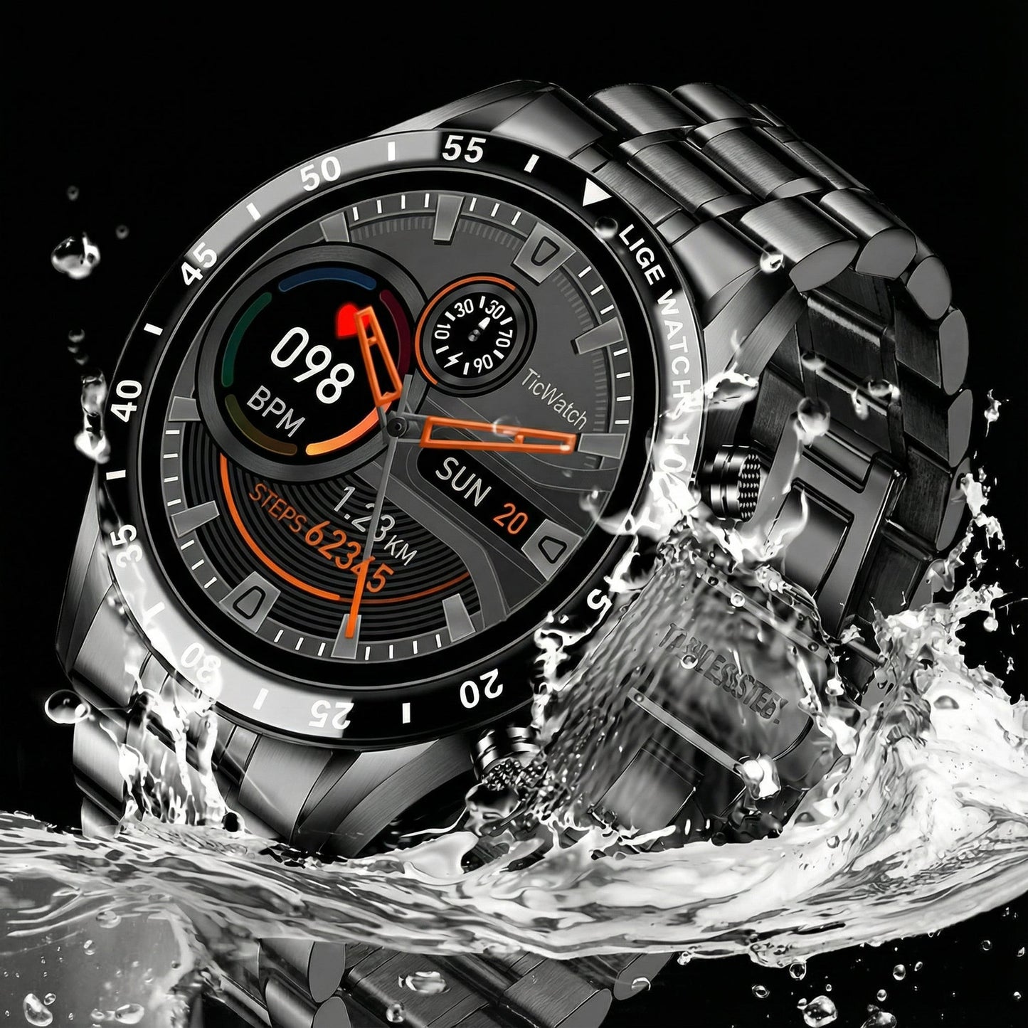 Smartwatch met Touchscreen & Notificaties – Veelzijdig Draagcomfort Dagelijks Gebruik