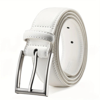 Leren Riem met Klassieke Gespsluiting voor Mannen en Vrouwen – Premium Kwaliteit in 7 Kleuren