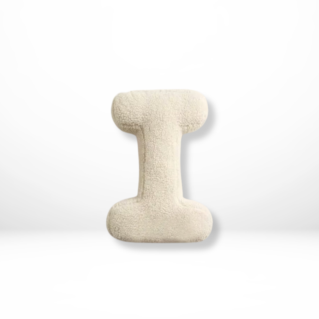Alfabet Sierkussen Letter Fluweel A Tot Z 38x30cm