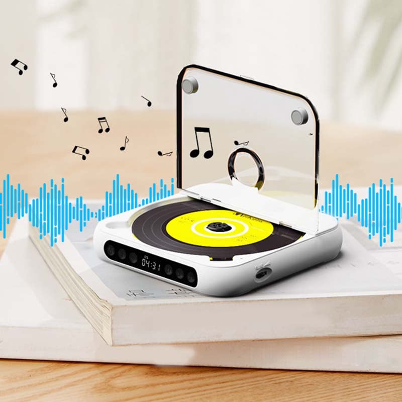 Draagbare CD Speler Met Bluetooth 5.3 Oplaadbare 2000mAh Batterij Type C USB MP3 CD-R CD-RW Ondersteuning Compact Design Met 3.5mm Aansluiting