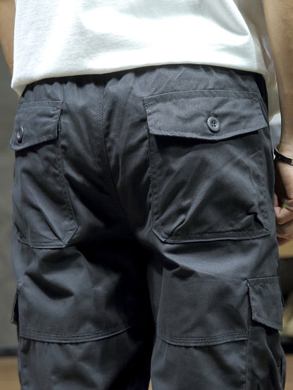 Heren Cargo Broek 3/4 Lengte Zomer Comfortabele Broek