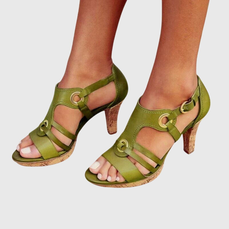 Dames Orthopedische Hak Sandalen Comfortabele Pasvorm