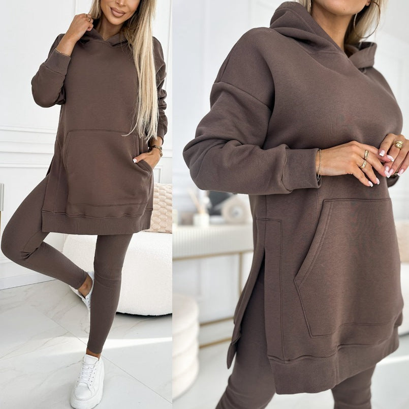 Dames Lounge Set - Zachte Hoodie en Joggingbroek