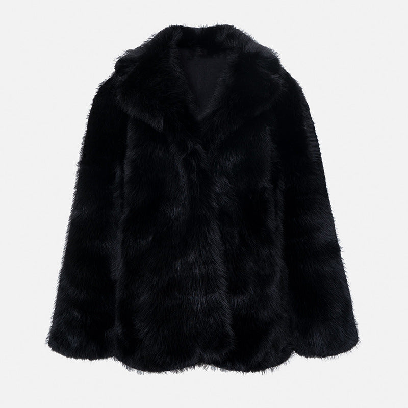 Dames Faux Fur Jas Stijlvol Luxe Warm en Elegante Look