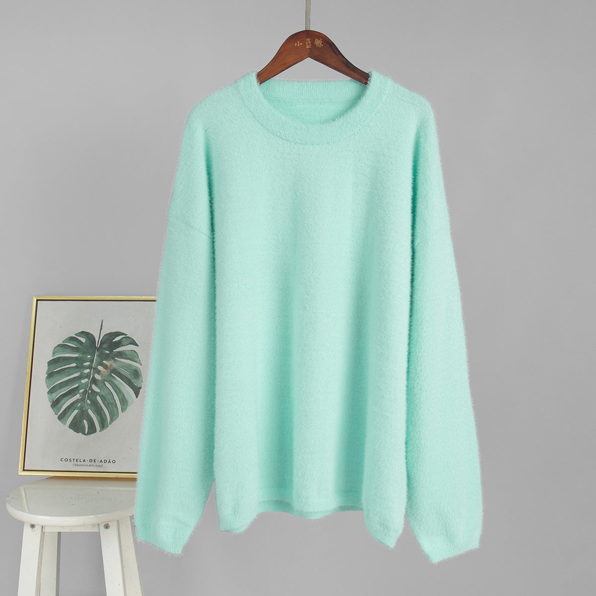 Dames Trui Zacht Gebreid Pastelkleuren Trendy