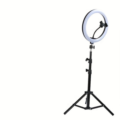 Professionele LED-Ringlamp met Verstelbaar Statief en Telefoonhouder voor Foto & Video