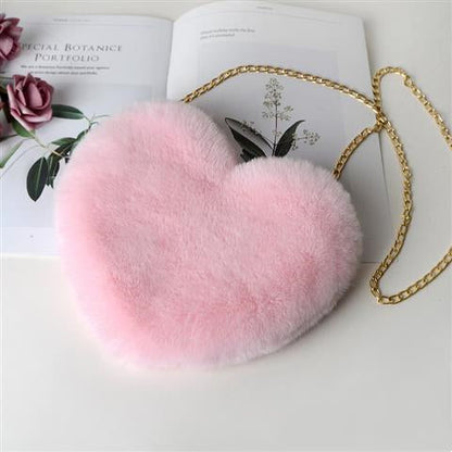 Dames Schoudertas Hartvormig met Ketting Modieus