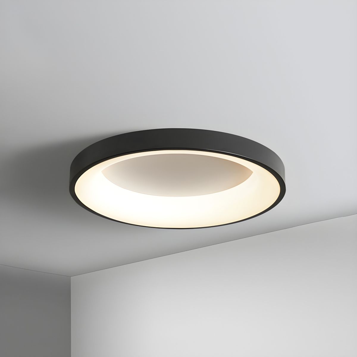 LED plafondlamp rond acryl ijzer lage ruimtes hal slaapkamer woonkamer moderne opbouwlamp minimalistische plafondverlichting