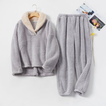 Dames Fleece Pyjama Set Warm en Zacht