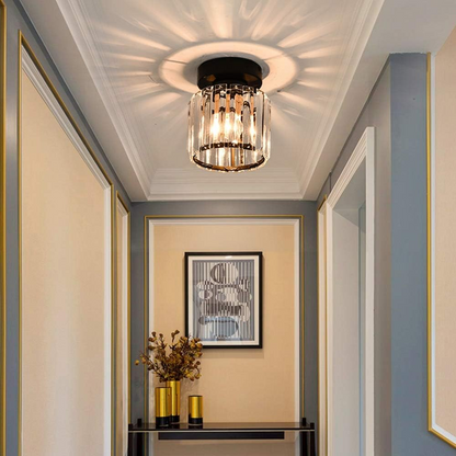 Kilon plafondlamp kristal kubus messing plafond hal woonkamer slaapkamer moderne verlichting compact