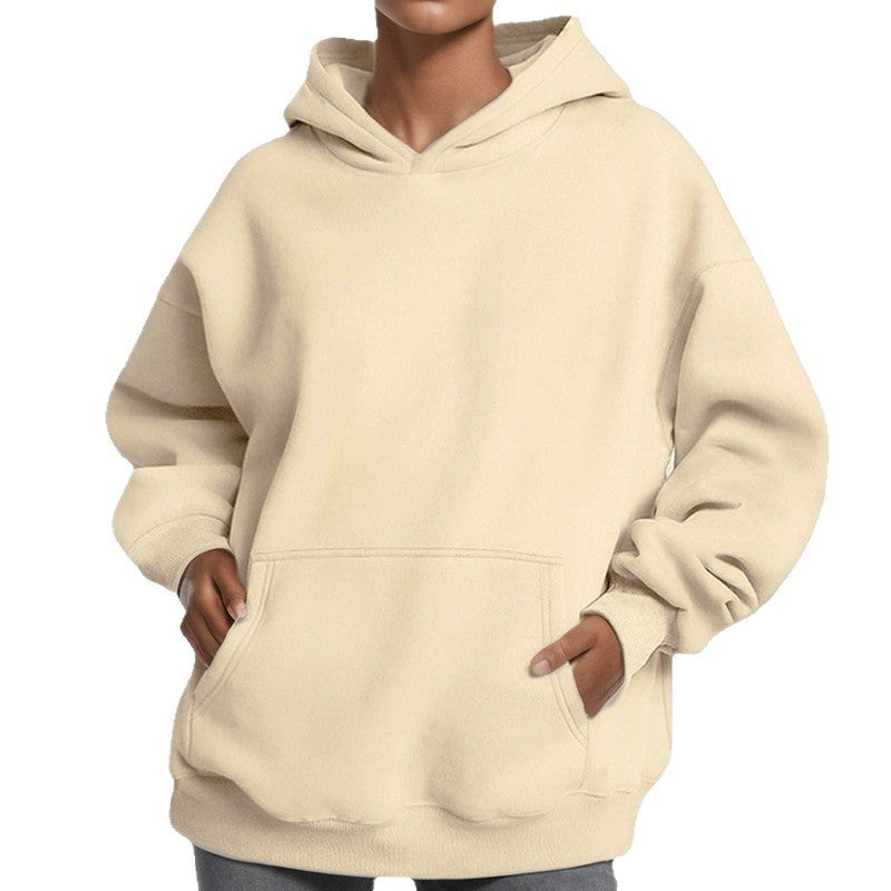 Dames Hoodie Zacht en Casual met Kangaroo Zakken Oversized