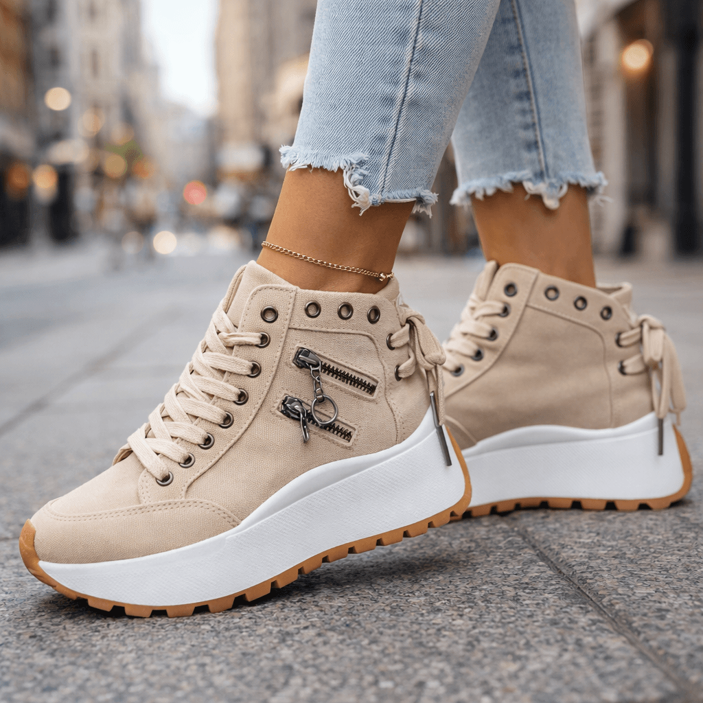 Dames Chunky Sneakers Comfortabele Pasvorm