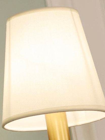 Keramische wandlamp met stoffen kap - 1 of 2 lichtpunten - E27 - diverse kleuren & stijlen