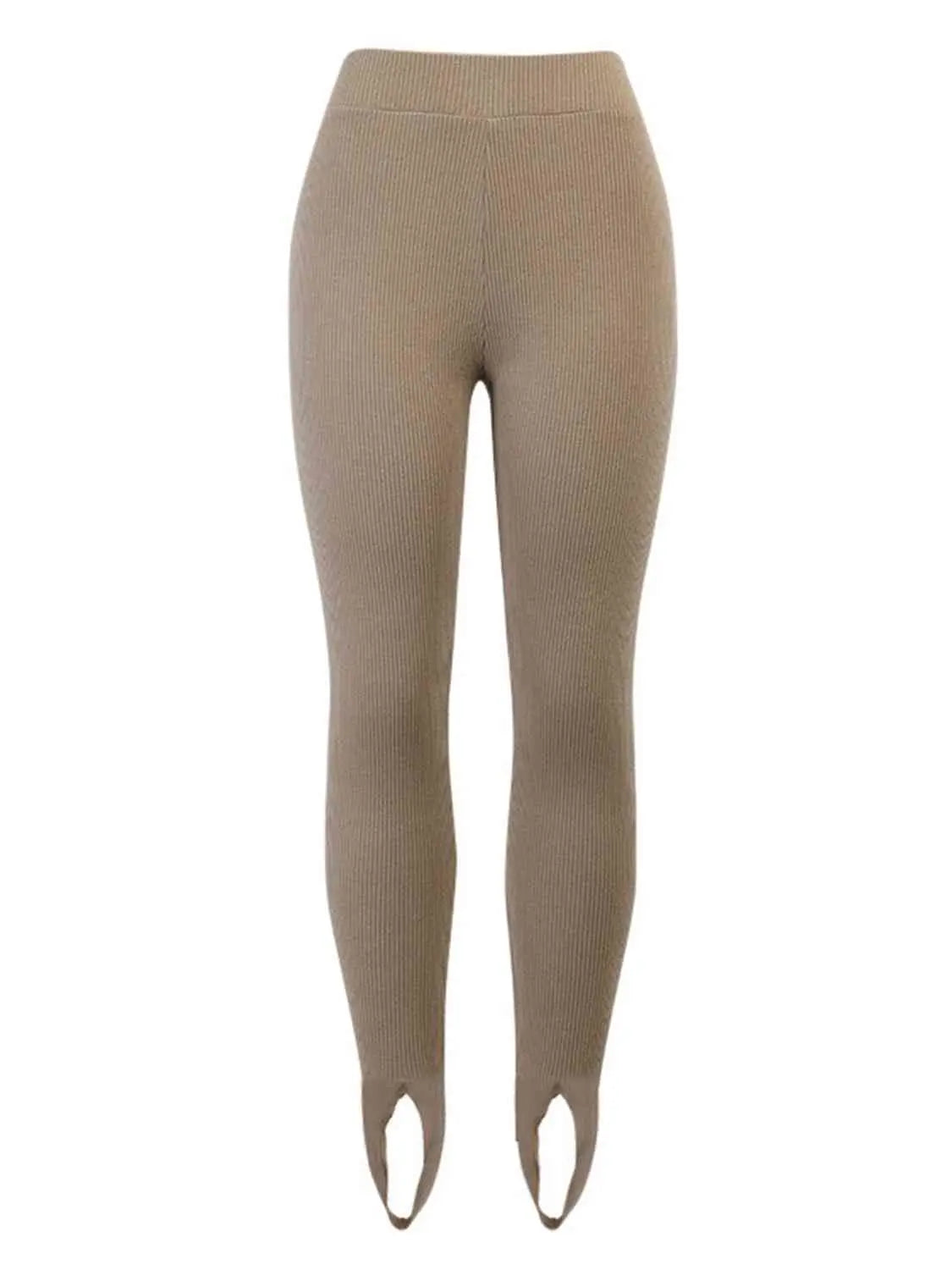 Elegante Hoge Taille Legging voor Vrouw Glad en Comfortabel