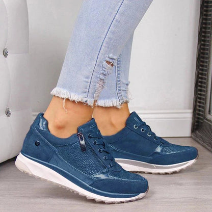 Dames Sneakers Rits Sluiting Comfortabele Pasvorm