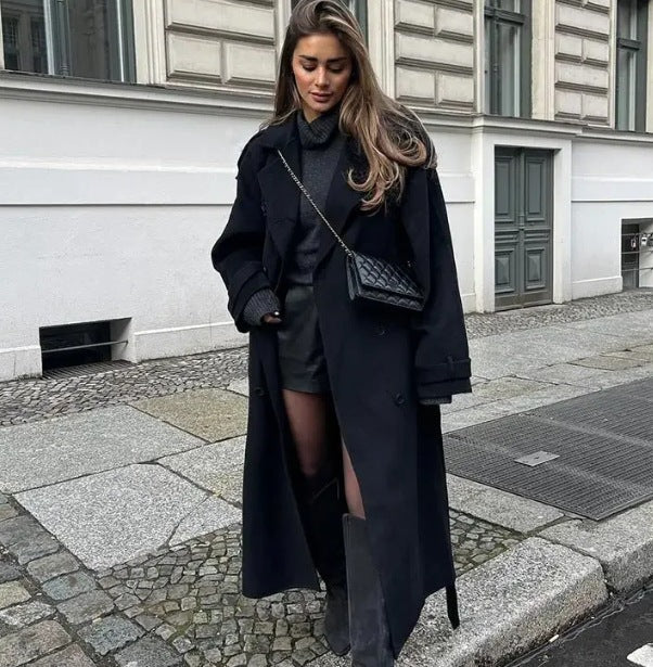Dames Winterjas Lange Warme Overjas Trendy Boleo