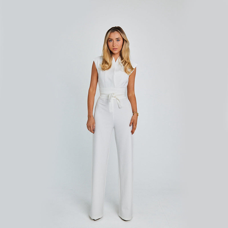Mouwloze Jumpsuit Elegante Zomerjurk Comfortabel
