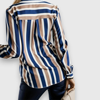 Dames Blouse Gestreept Regular Fit
