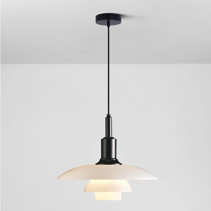 Hanglamp Glas Rond Scandinavisch Wit LED Woonkamer Eetkamer Slaapkamer Modern