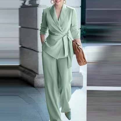 Dames Blazer Set Tweedelig met Broek Klassiek Elegant