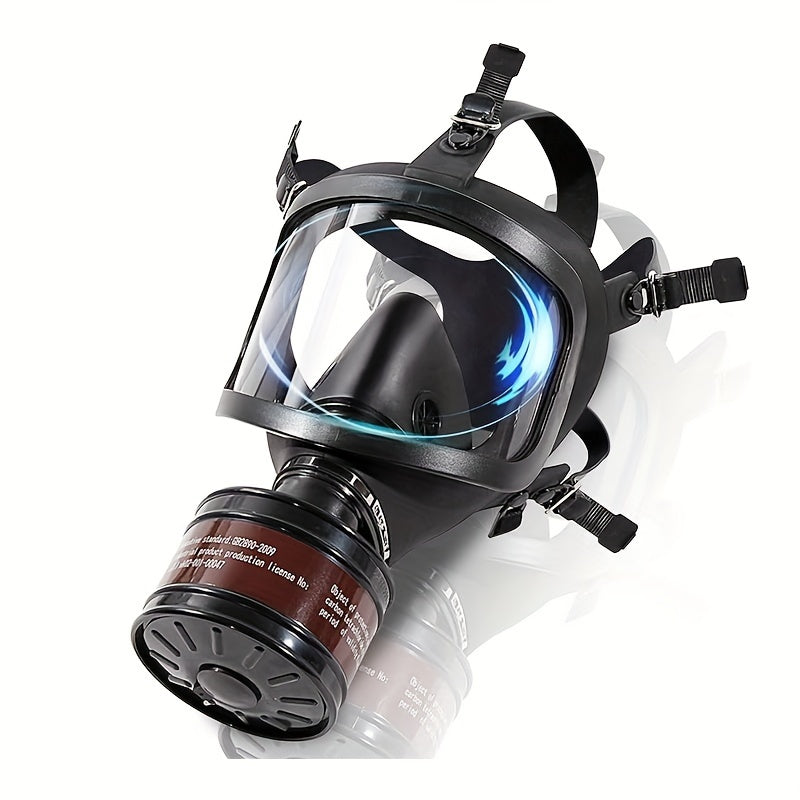 Volgelaatsgasmasker met 40mm Actief Koolfilter voor Optimale Bescherming tegen Chemische Stoffen en Stof