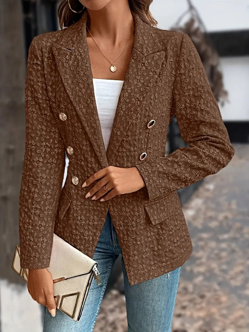 Dames Blazer Double Breasted Stijlvol Maatwerk Jassen