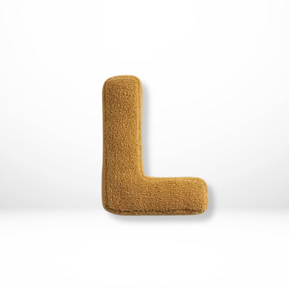 Alfabet Sierkussen Letter Fluweel A Tot Z 38x30cm