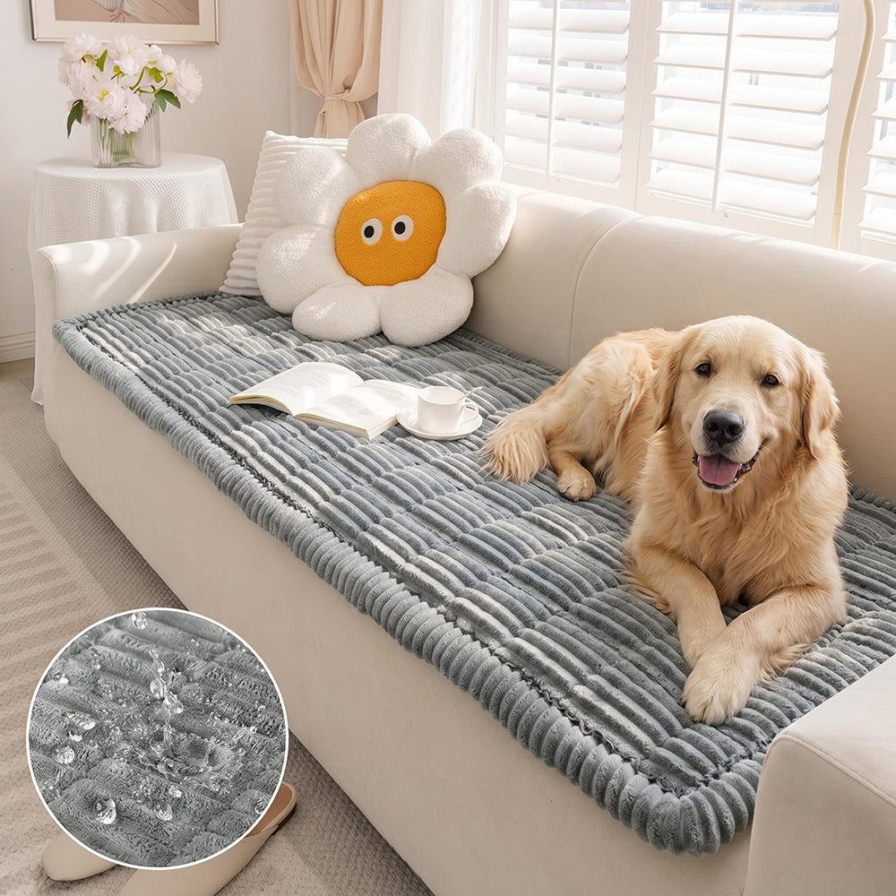 Waterdichte Antislip Bankhoes Ademend Flanel 50×50 cm tot 90×210 cm Bankbeschermer Woonkamer Meubelbescherming