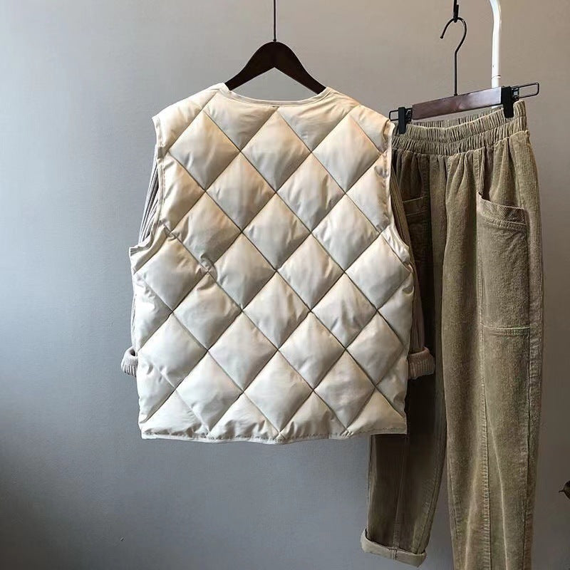Dames Bodywarmer Gewatteerd Warme Jas