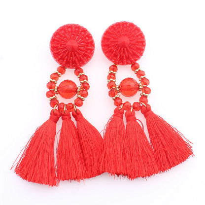 Dames Oorbellen met Kwastjes Grote Statement Oorbellen Trendy