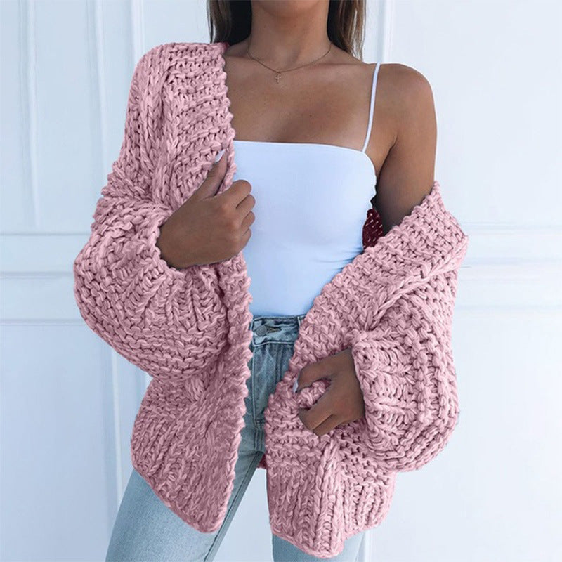 Dames Vest Gebreid Chunky Stijlvol Warm