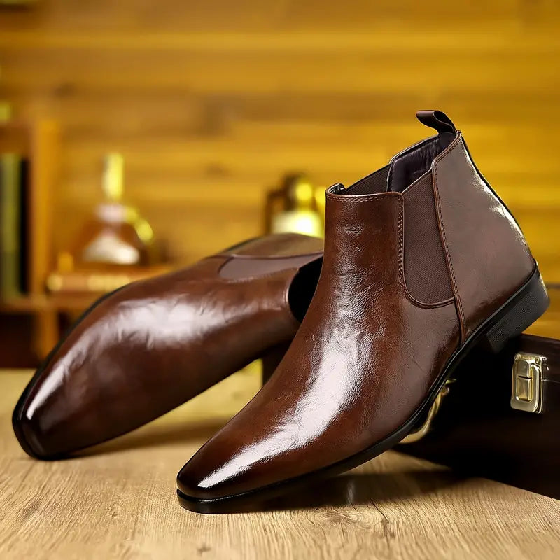 Elegante Leren Laarzen voor Mannen