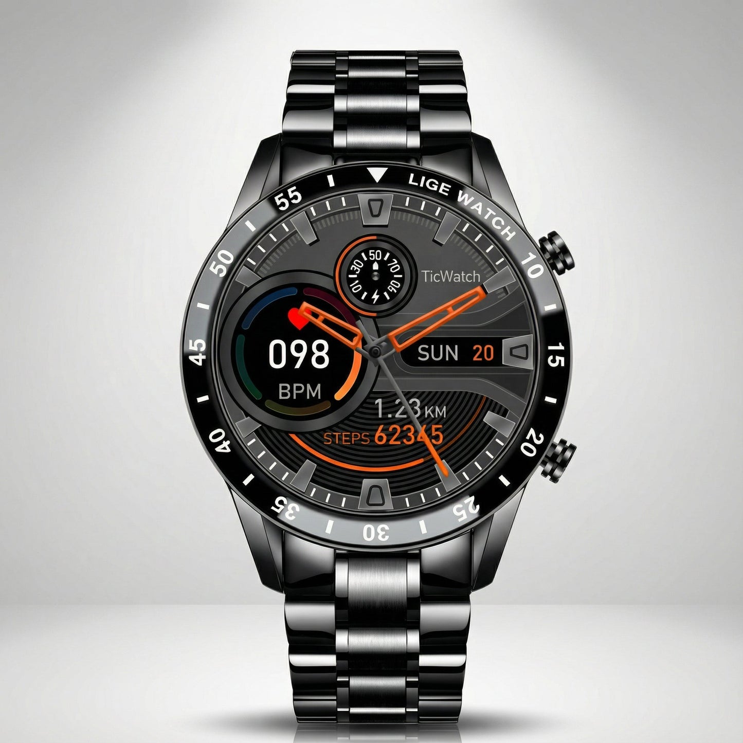 Smartwatch met Touchscreen & Notificaties – Veelzijdig Draagcomfort Dagelijks Gebruik