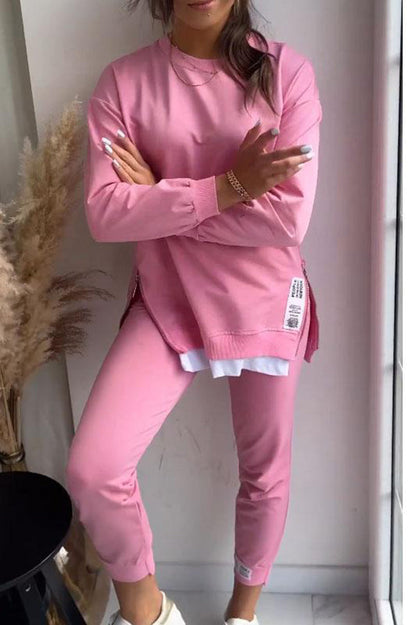 Dames Loungewear Set Zacht Warme Pyjama