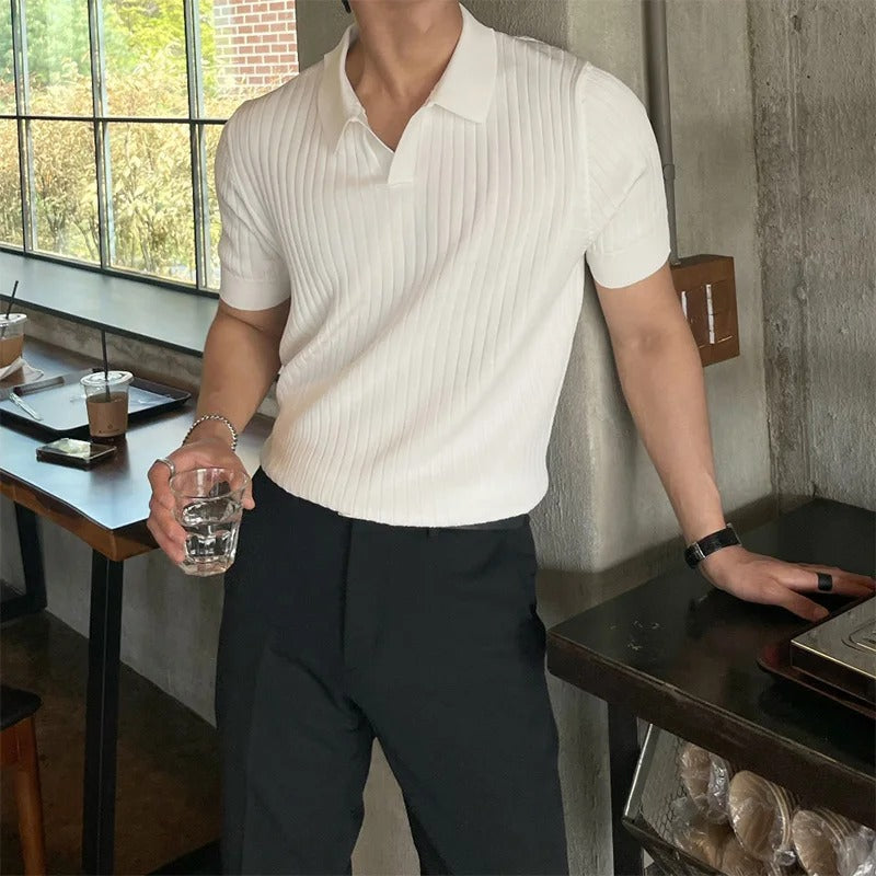 Heren Polo Shirt Korte Mouw Casual Stijl