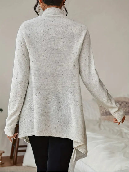Klassieke Cardigan met Kwastjes en Kraag Warm en Stijlvol