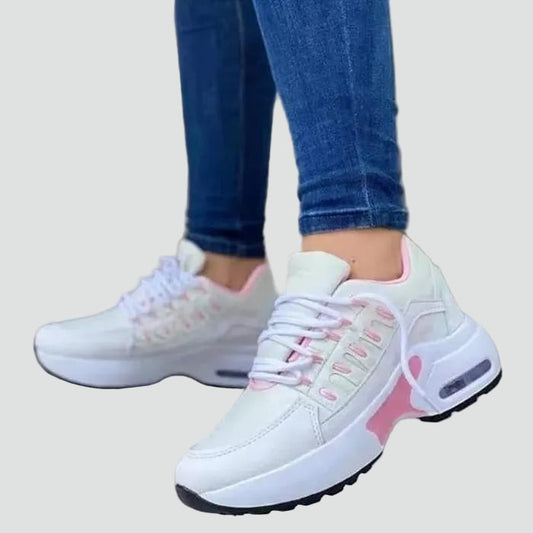 Dames Sneakers Sportief Dempende Zool Vetersluiting - StudioMarella