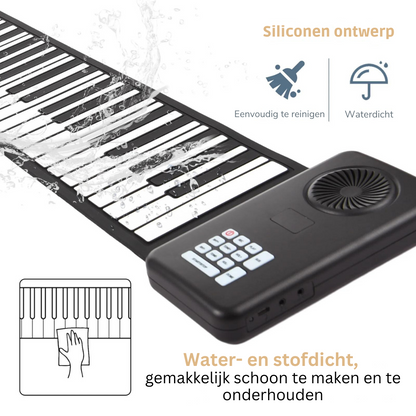Oprolbare Piano met 88 Toetsen — Draagbaar en Flexibel Keyboard voor Onderweg