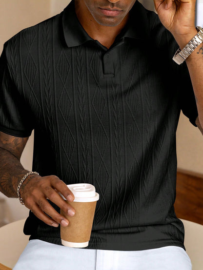 Heren Polo Shirt Kort Mouwen Klassiek Design