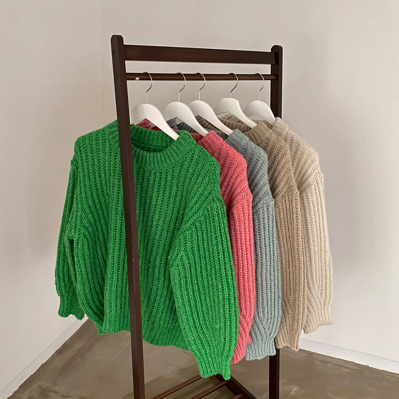 Dames Trui Gebreid Oversized Warme Modieuze Truien