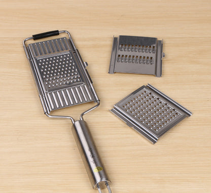 Roestvrijstalen Rasp – Multifunctionele Keukenrasp met Ergonomisch Handvat voor Groenten & Kaas