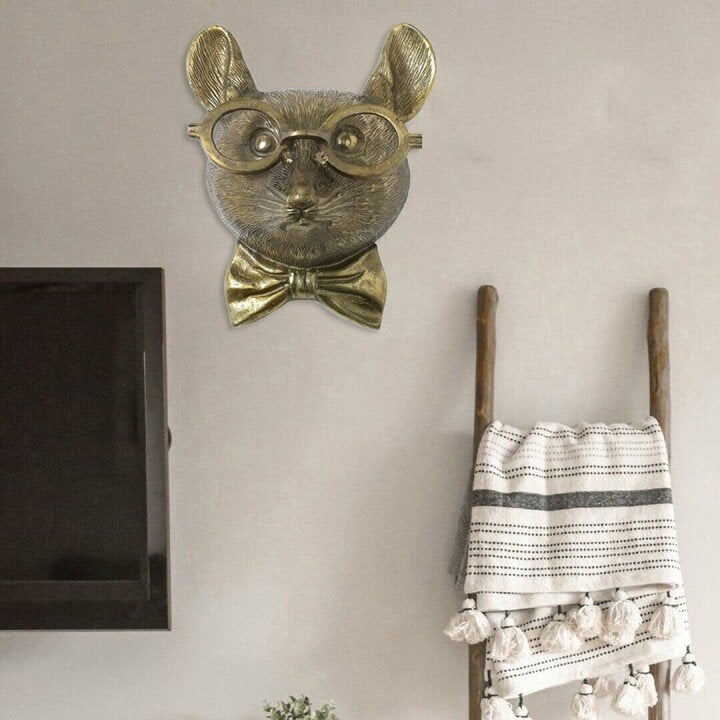 Dierenkop Wanddecoratie – Unieke & Speelse Muurdecoratie voor Woonkamer, Kantoor of Hal