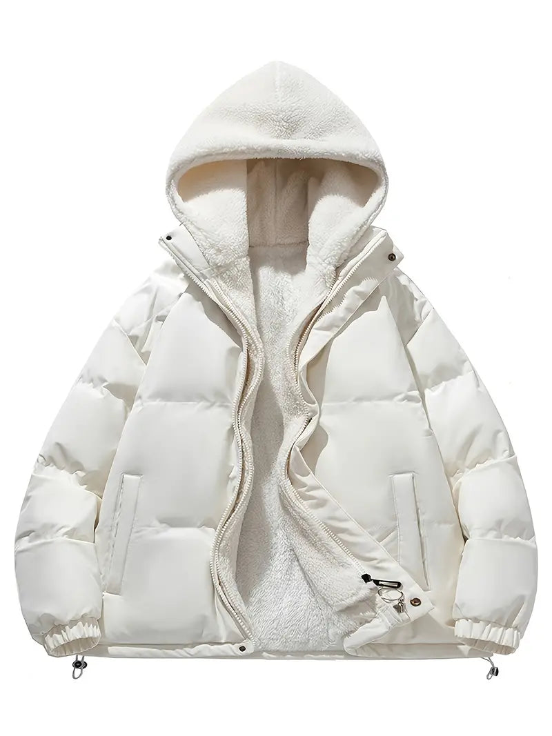 Warme Winterjas in Pile van David - StudioMarella