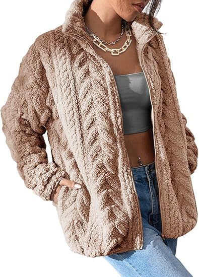Dames Fleece Vest Kabelbrei Warm en Stijlvol - StudioMarella
