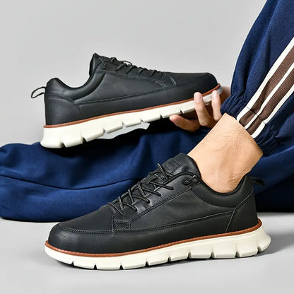 Lorenzo Sneakers van Leer Elegant Italiaans Design