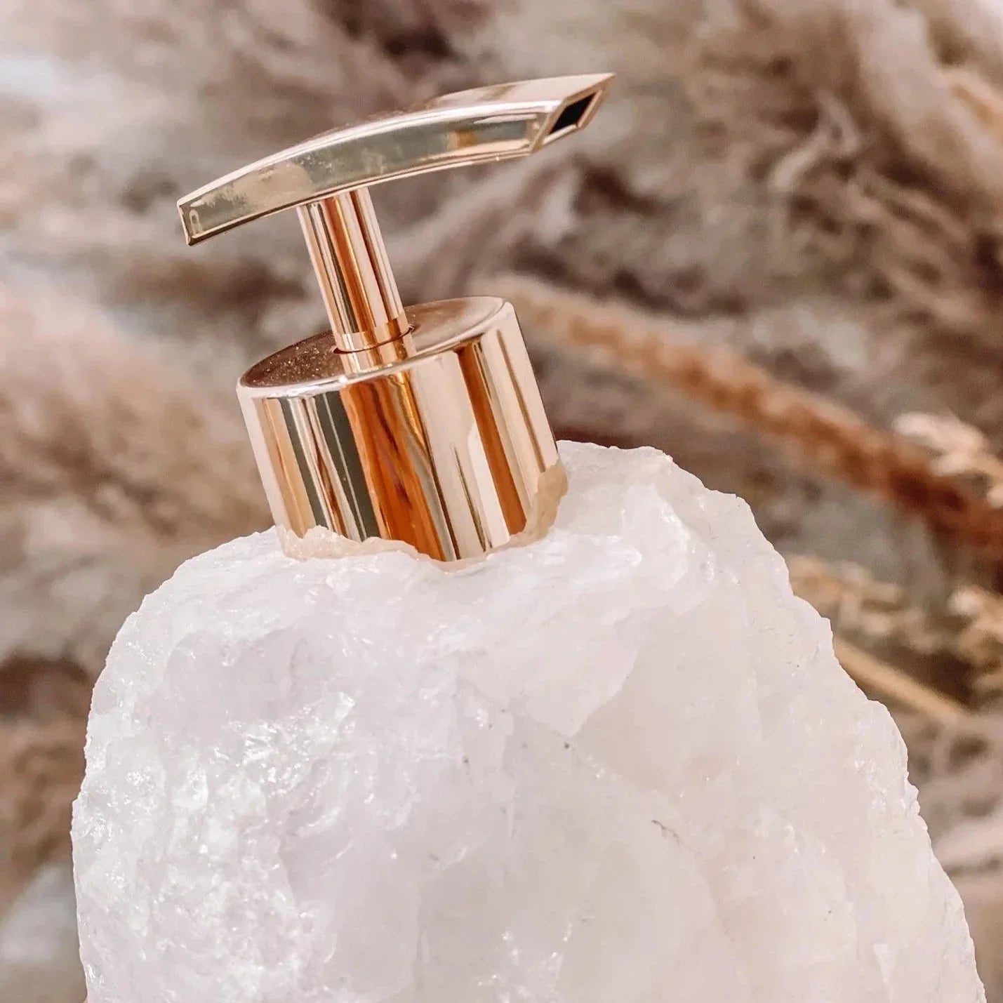 Kristallen Zeepdispenser Natuursteen Luxe Badkameraccessoire Premium 25-35ml