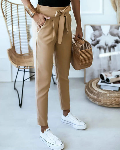 Dames Chino Broek Zomerkleding Comfortabel Lichte Stof