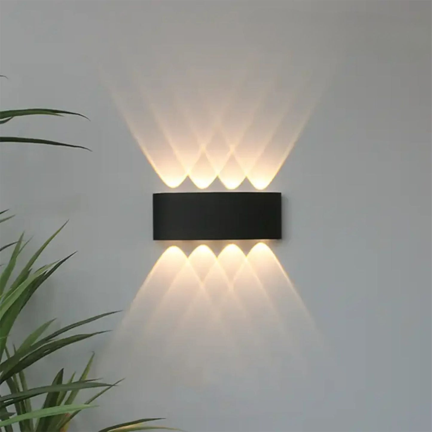 LED Wandlamp IP65 Binnen Buiten Gevellamp Patio Gang Up Down Light Zwart Wit